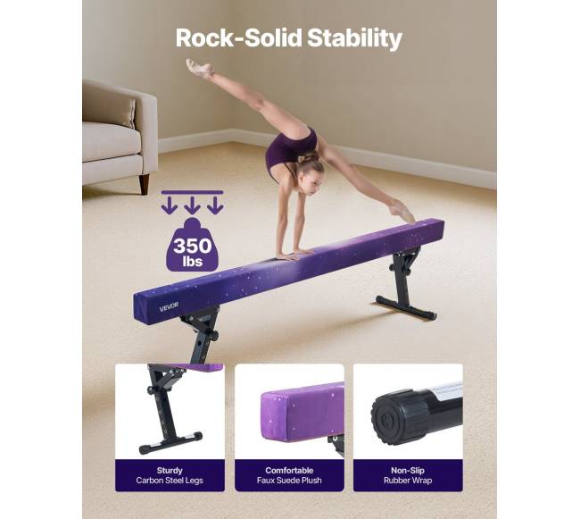 Reguliuojama gimnastikos sija vaikams, 8 pėdų2