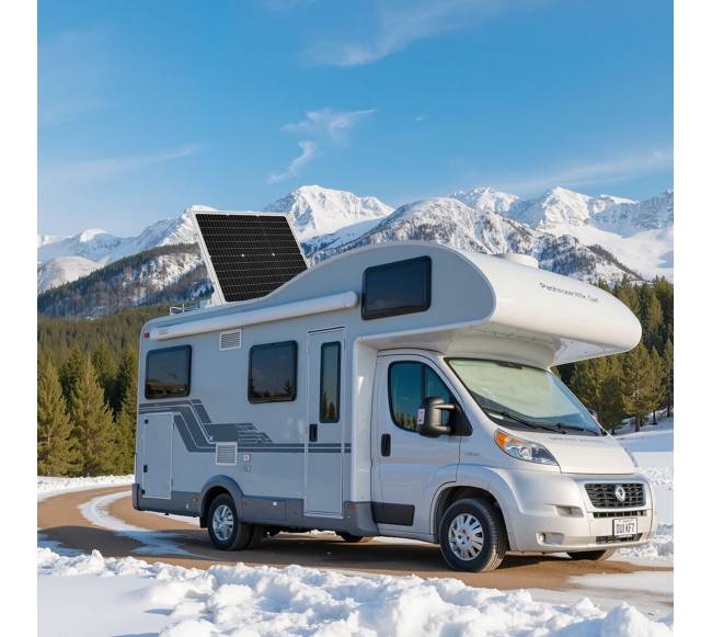 50W 12V saulės baterijos įkroviklis7