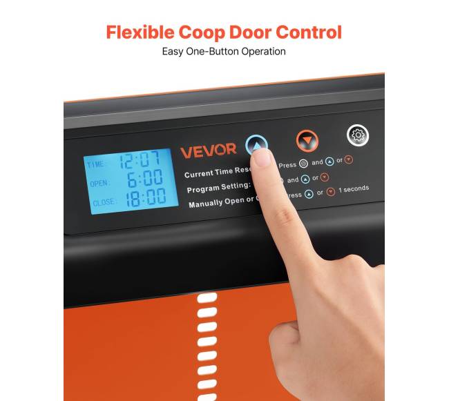 Automatinės vištidės durys su laikmačiu2