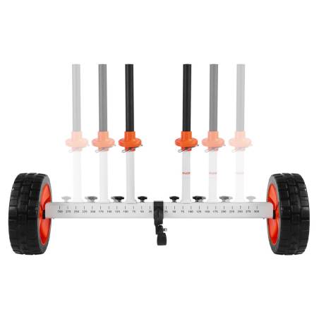 Kanojų ir baidarių vežimėlis su 25 cm PU ratais0