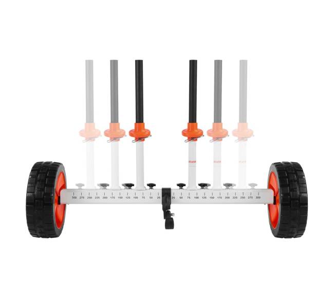 Kanojų ir baidarių vežimėlis su 25 cm PU ratais9