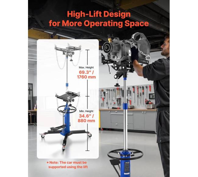 Hidraulinis pavarų keltuvas 1660 lbs  0,75 tonos1