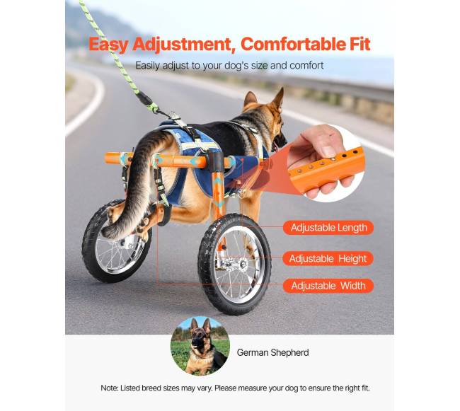 Vežimėlis šunims su galiniais ratais4