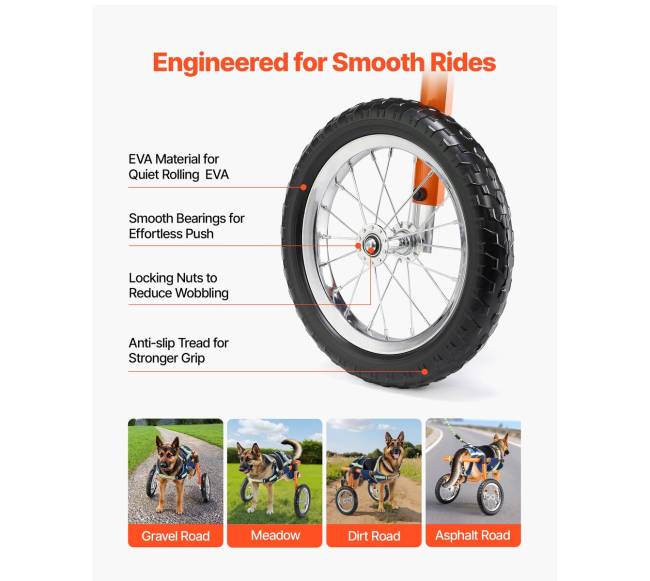 Vežimėlis šunims su galiniais ratais5