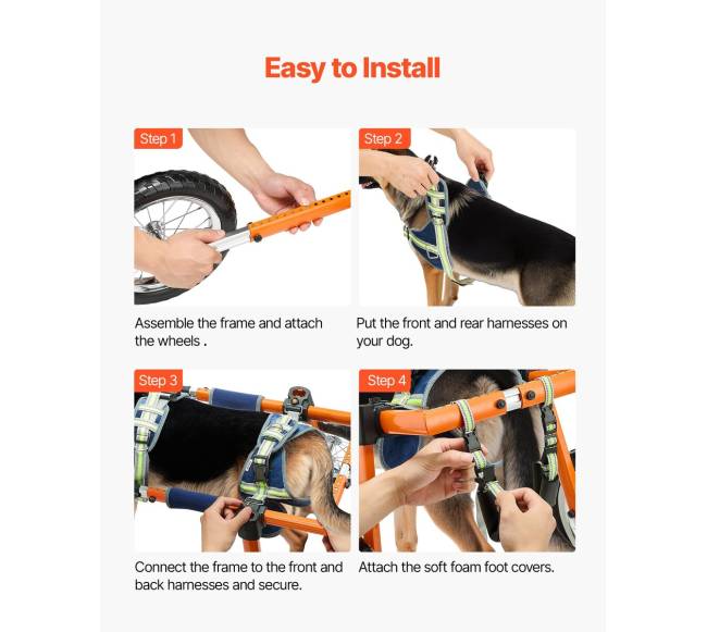 Vežimėlis šunims su galiniais ratais6