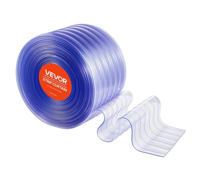 Skaidri PVC užuolaida 45,7 m x 30,5 cm8