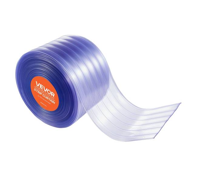 Skaidri PVC užuolaida 45,7 m x 30,5 cm10