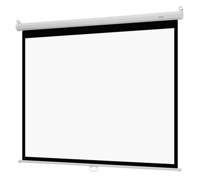 Rankinė projekcinė ekrano siena 4:3 formatas9