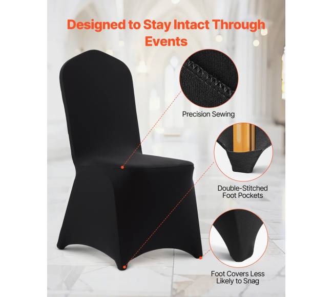 100 vnt. juodų kėdžių užvalkalai5