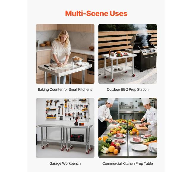 Nerūdijančio plieno stalviršis su ratukais6