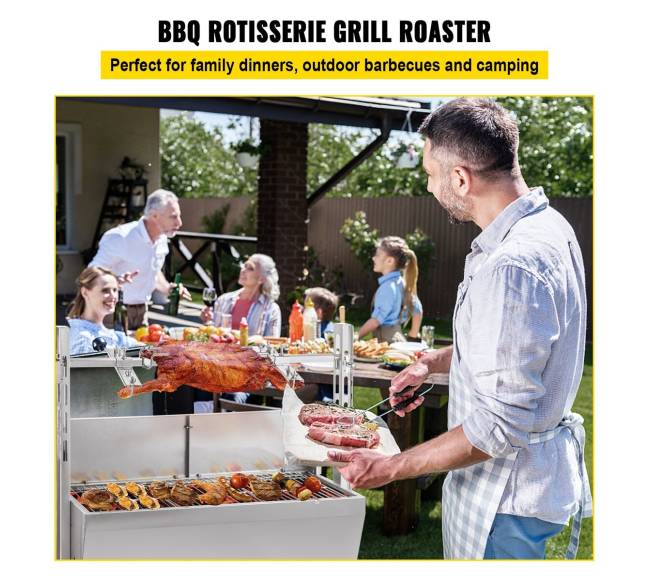 Grilis su įmontuotu iešmu 60 kg lauko naudojimui1