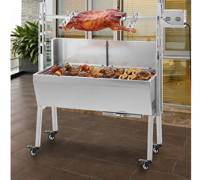 Grilis su įmontuotu iešmu 60 kg lauko naudojimui7