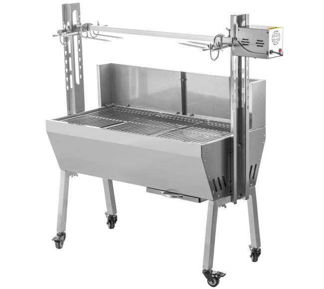 Grilis su įmontuotu iešmu 60 kg lauko naudojimui8