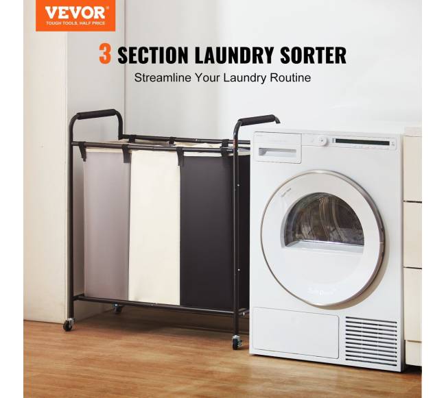 3 skyrių skalbinių krepšys su ratukais1