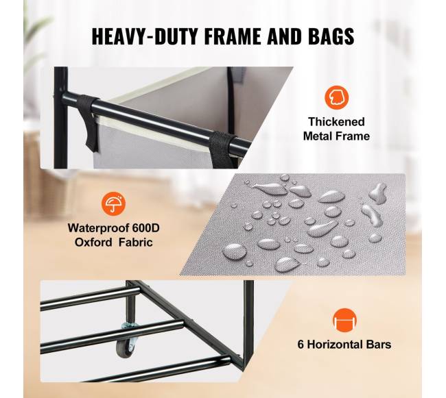 3 skyrių skalbinių krepšys su ratukais2