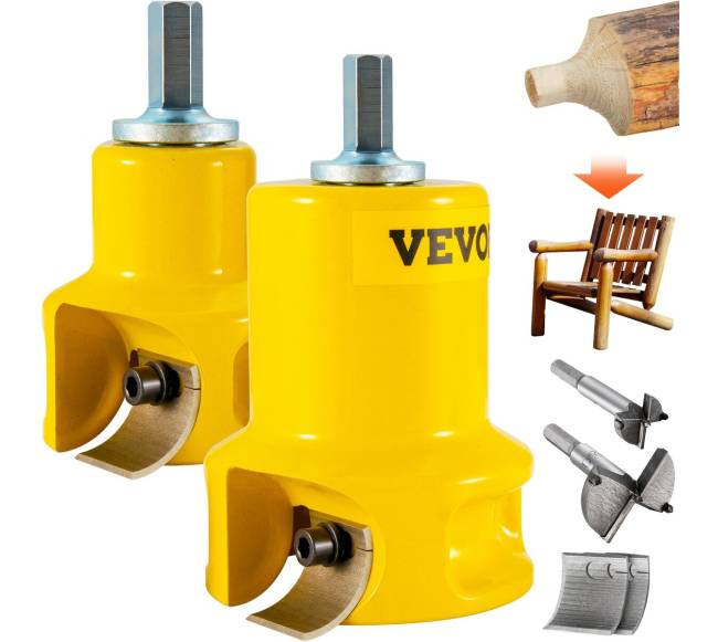 dubenų pjaustytuvas 25.4mm ir 50.8mm diametro, dviejų ašmenų0