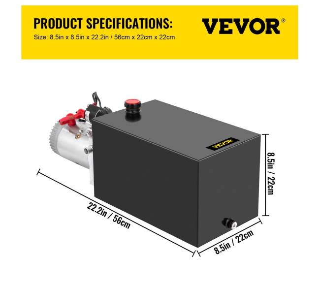 elektrinis hidraulinis siurblys 14,2 l priekabai6