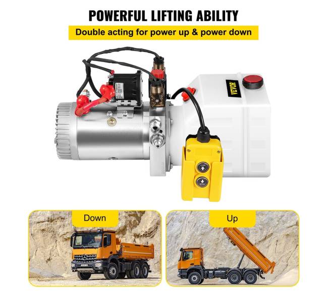 Hidraulinis dvigubo veikimo siurblys 3 litrų talpos2