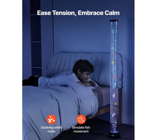 Lempos burbulų vamzdis su 16 spalvų 150 cm1