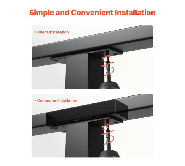 Nerūdijančio plieno turėklai, 198 cm, juodi4