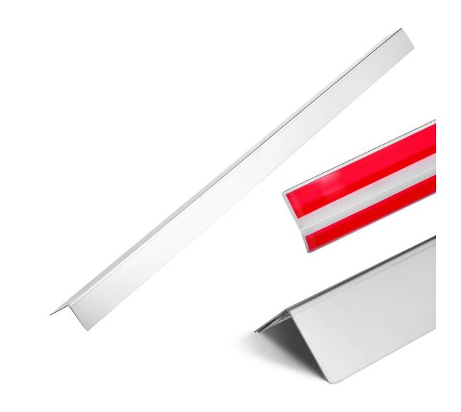 Nerūdijančio plieno sienelės kampo apsauga0