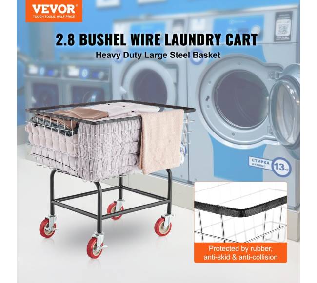 Skalbyklos vežimėlis su ratukais1