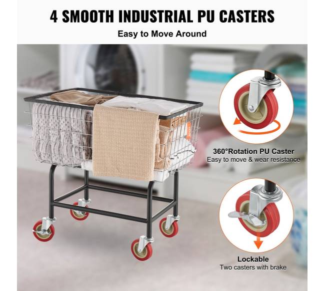 Skalbyklos vežimėlis su ratukais4