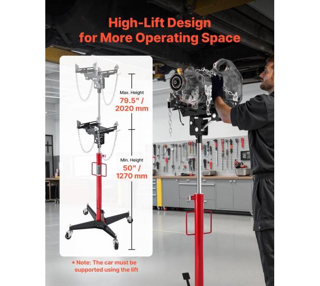 Hidraulinis transmisijos keltuvas, 500 kg1