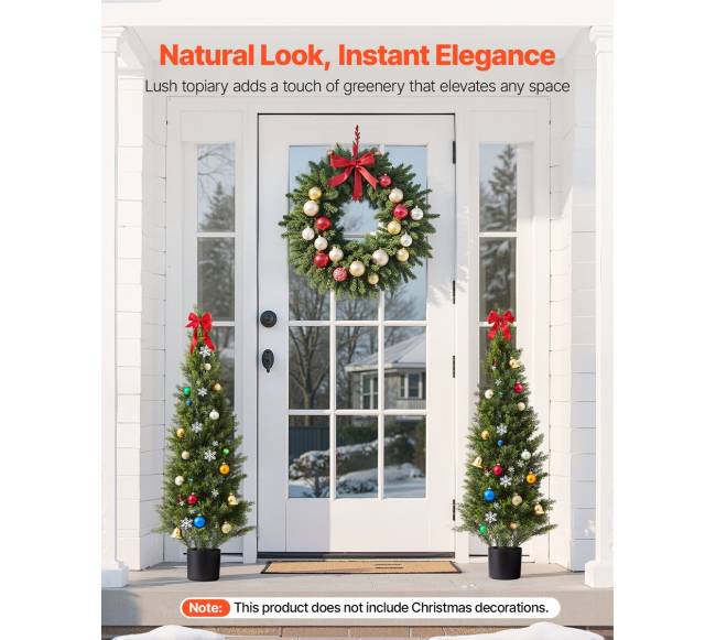 Dirbtinės kedro medžių figūros, 2 rinkiniai1