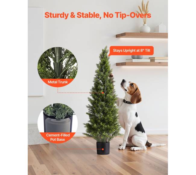 Dirbtinės kedro medžių figūros, 2 rinkiniai5