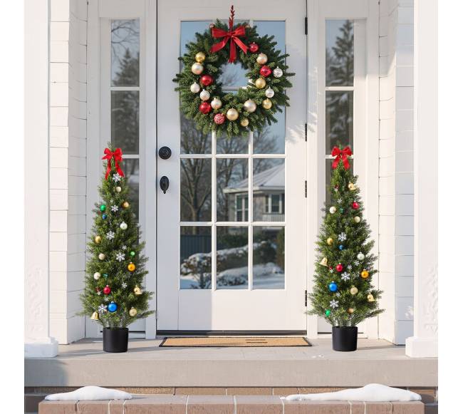 Dirbtinės kedro medžių figūros, 2 rinkiniai7