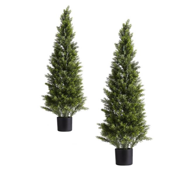 Dirbtinės kedro medžių figūros, 2 rinkiniai9