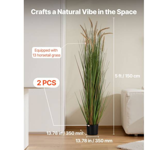 Dirbtinių žolių dekoratyvinių augalų rinkinys1