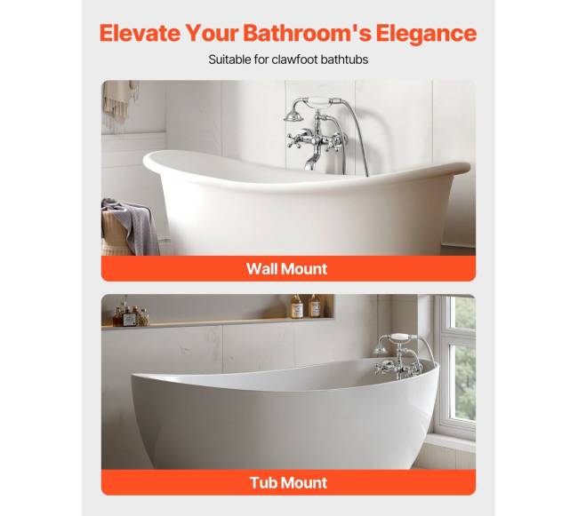 Antikinis vonios maišytuvas su dušu1