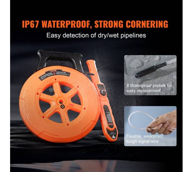 Vamzdynų užsikimšimo detektorius 100ft30m2