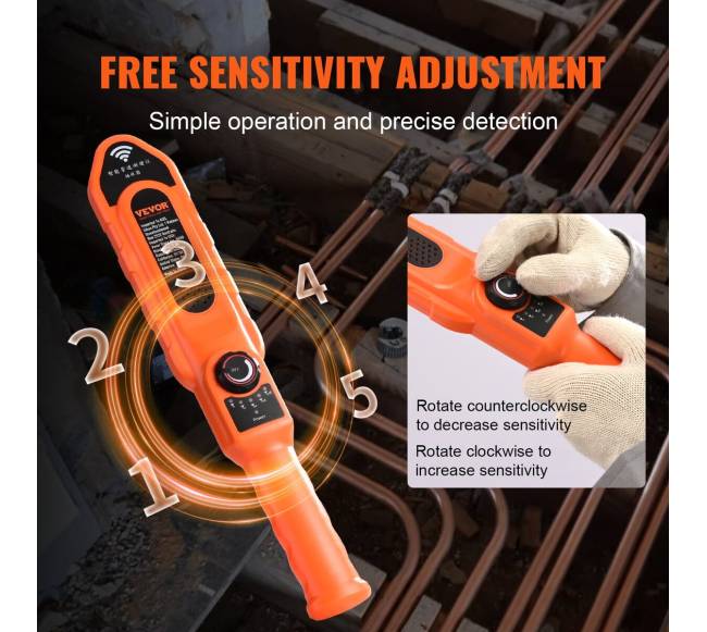 Vamzdynų užsikimšimo detektorius 100ft30m3