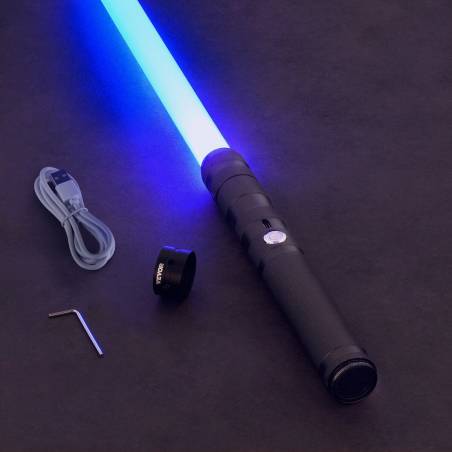 Šviečiantis kardu žaislas su 14 RGB spalvų0