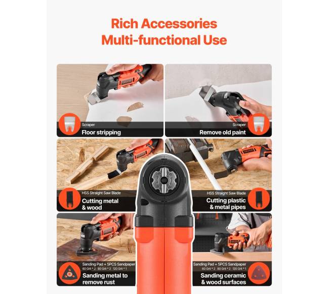 Belaidė osciliacinė 20V multitool1