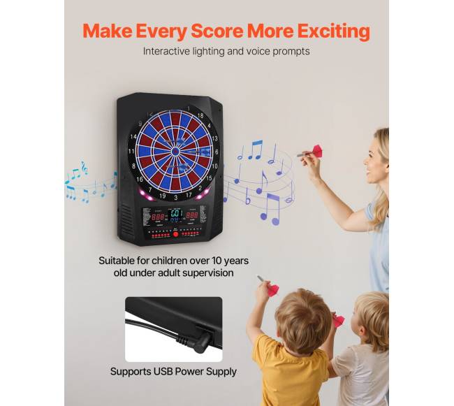 Elektroninė smiginio lenta su LED ekranu5