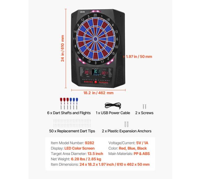 Elektroninė smiginio lenta su LED ekranu6