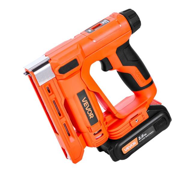 Belaidė vinies ir sąsagos pistoletas 2 viename0