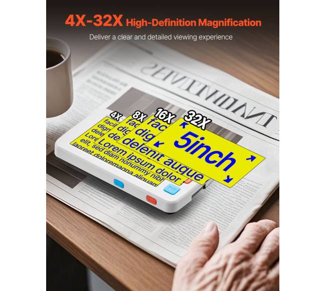 Nešiojama skaitmeninė didinimo priemonė 127 mm1