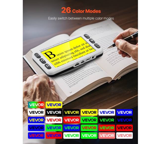 Nešiojamas skaitmeninis vaizdo didintuvas 2-48X2