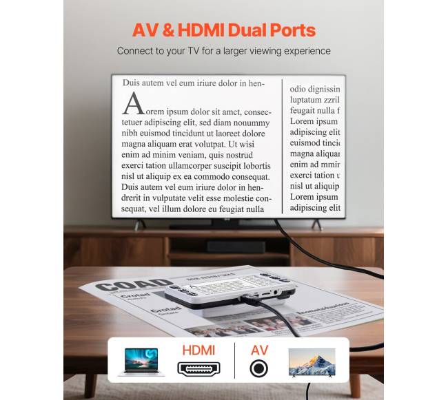 Nešiojamas skaitmeninis vaizdo didintuvas 2-48X6