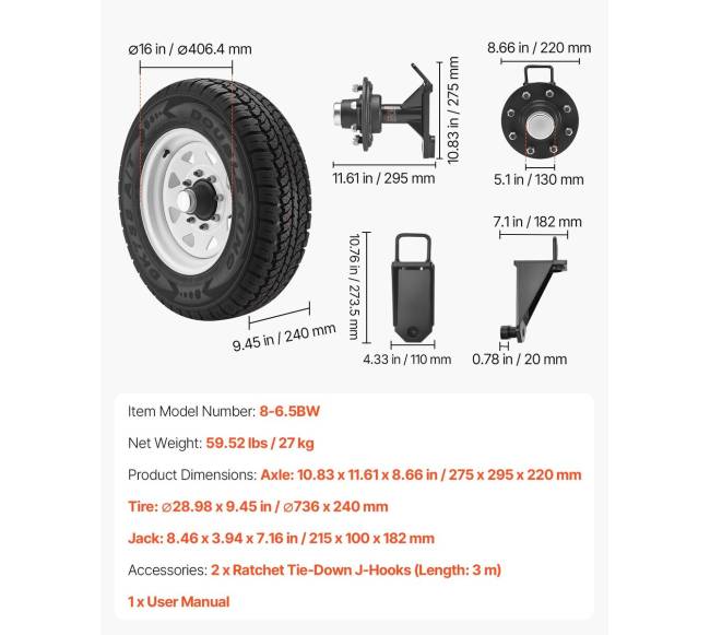 Konteinerio ratai 8 tvirtinimo rinkinys6
