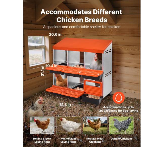 Dviejų aukštų vištų peryklos dėžės1