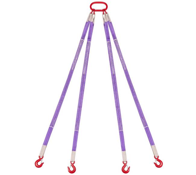 Keturių kojų poliesterinis diržas su kabliais 3T0