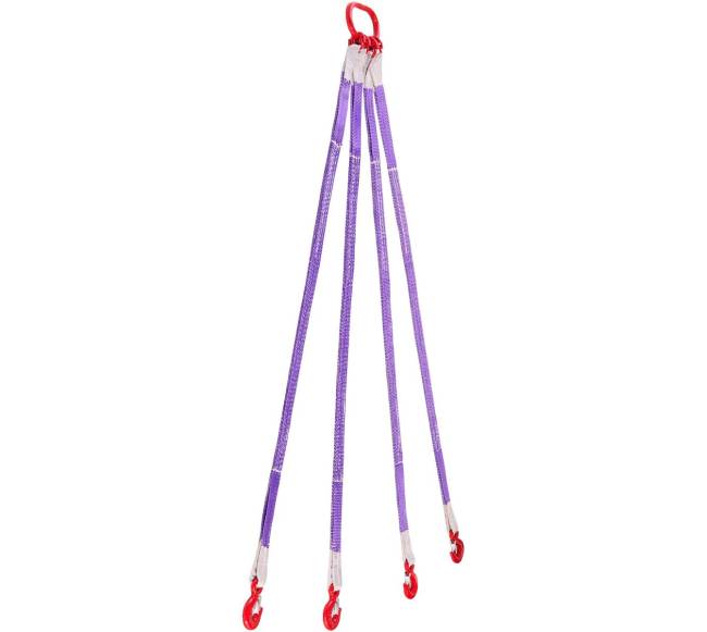 Keturių kojų poliesterinis diržas su kabliais 3T8