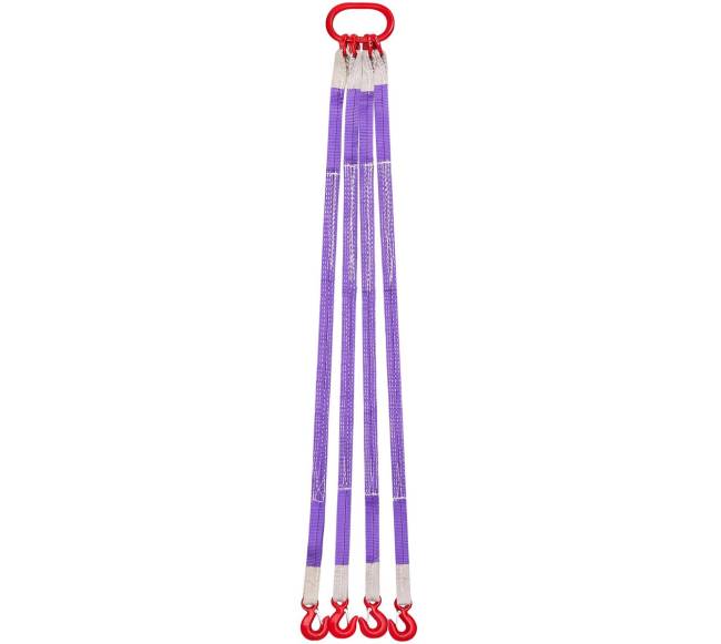 Keturių kojų poliesterinis diržas su kabliais 3T10