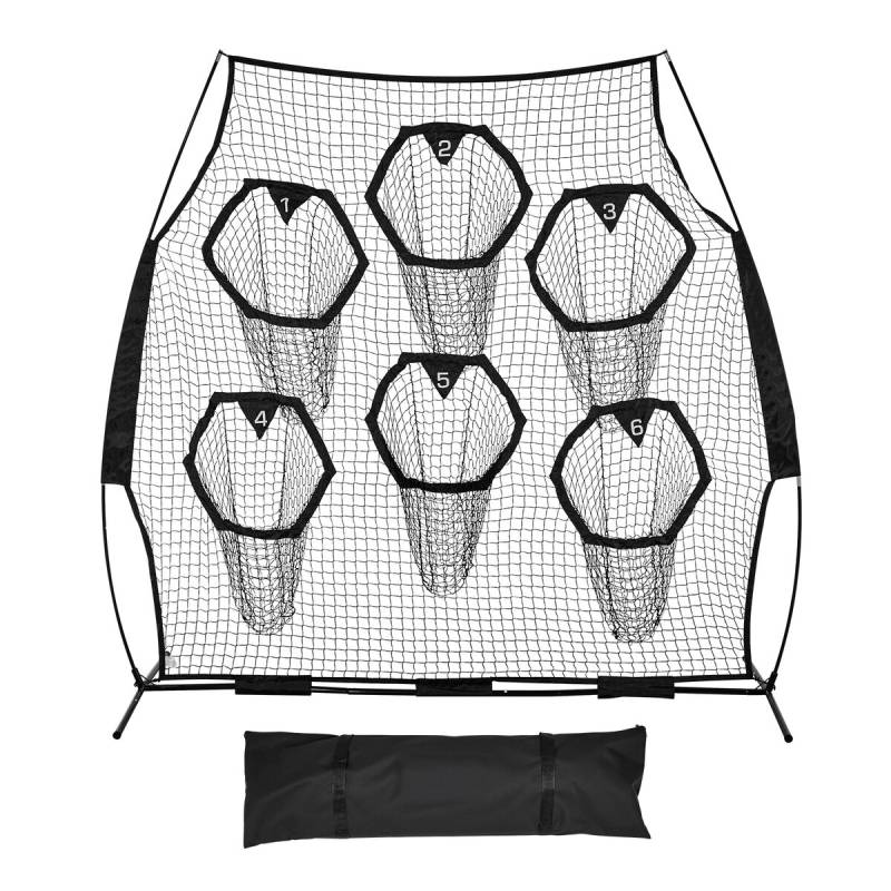 Futbolo metimo treniruoklis su tikslo kišenėmis0